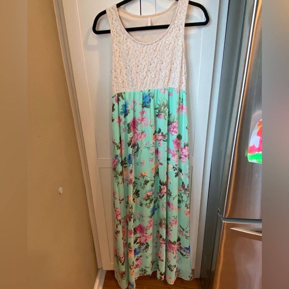 Pink Blush Maternity Maxi Dress